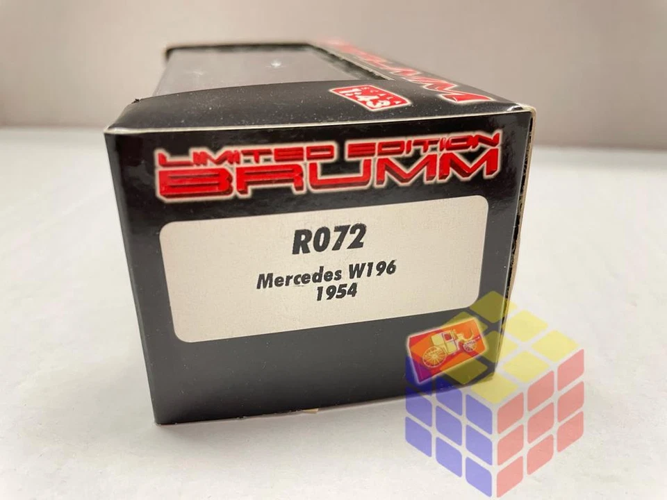 Coche F1 Mercedes W196 - Juan Manuel Fangio 1954 - (1/43) Fórmula 1, Brumm, F-1 - Imagen 2 de 2