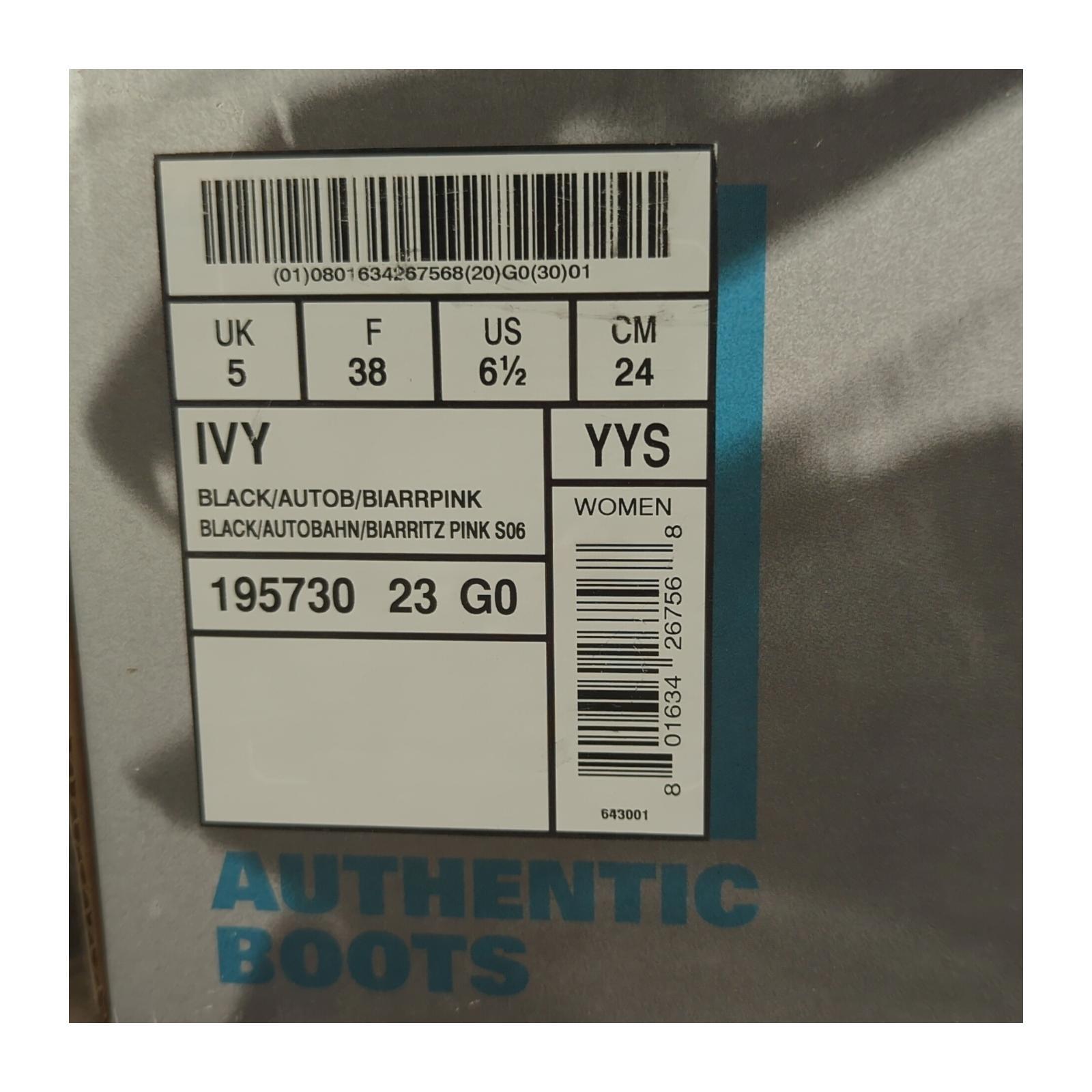 Stivali da snowboard Salomon donna 6 5 edera nero rosa radica invernali scatola aperta