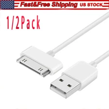 2X 3FT 30 pin USB Charging Data Cable Cord for iPad 1/2/3 iPod Nano 1-6 
