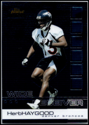 2002 Topps Finest ROOKIE  RC #95 Herb Haygood FREE SHIPPING!
