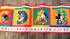 Disney Babies Mickey Minnie Mouse 5 Yd. Self Stick Wall Border Roll Lot 18