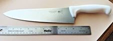 Bakers & Chefs 10" German Steel Chef's Knife (24645) - White Poly Handle