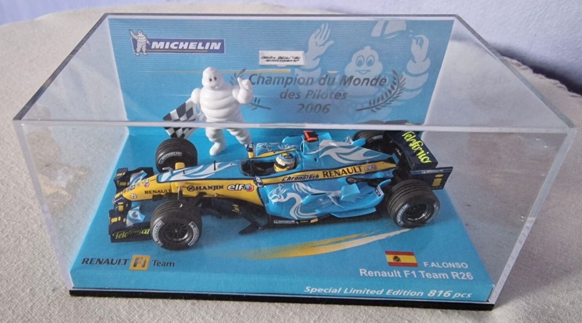 MINICHAMPS ルノー F1 アロンソ 1/43 MINICHAMPS RENAULT F1 R26 ALONSO MICHELIN SPECIAL LIMITED