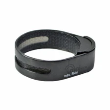 OMNI Racer WORLDS LIGHTEST CARBON Seatpost Clamp 31.8-32mm JUST 5.8 Grams! GLOSS