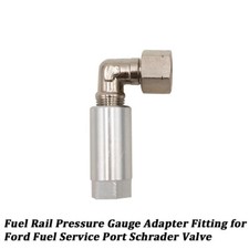 Fuel Rail Pressure Gauge Adapter For Ford Service Port Schrader Valve Adapter Us