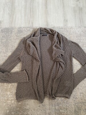 Marc O Polo Strickjacke Cardigan Jacke Gr.M Wasserfall Überwurf Baumwolle Damen