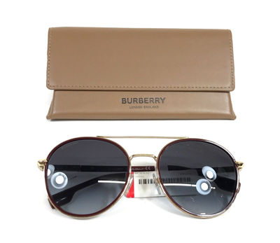 Burberry Sunglasses Ivy B3131 1337/8G Light Gold Brown with  display picture 1