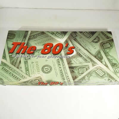 NEW Open Box The 80's Monopoly Board Game A Game for Your Generation Real Estate