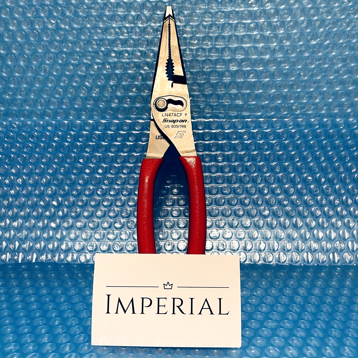 Snap On LN47ACF Needle Nose/Slip-Joint Combination Plier Unused In