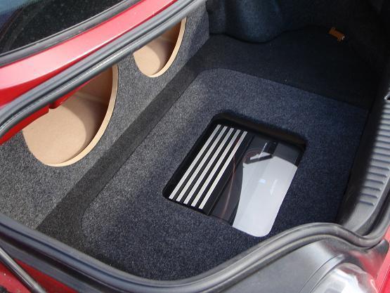 Custom MAZDA RX8 RX-8 Sub Enclosure Speaker Box with Plexiglass