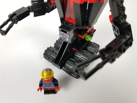 LEGO Spyrius 6889 Recon Robot Complete Space Mech Black Red Chief