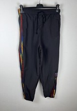 Adidas Wind Pants Black Size M Women Trousers Side Pockets