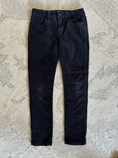 Gap Kids Black Velvet Skinny Fit Pants Youth Girls Size 8 Adjustable Waist