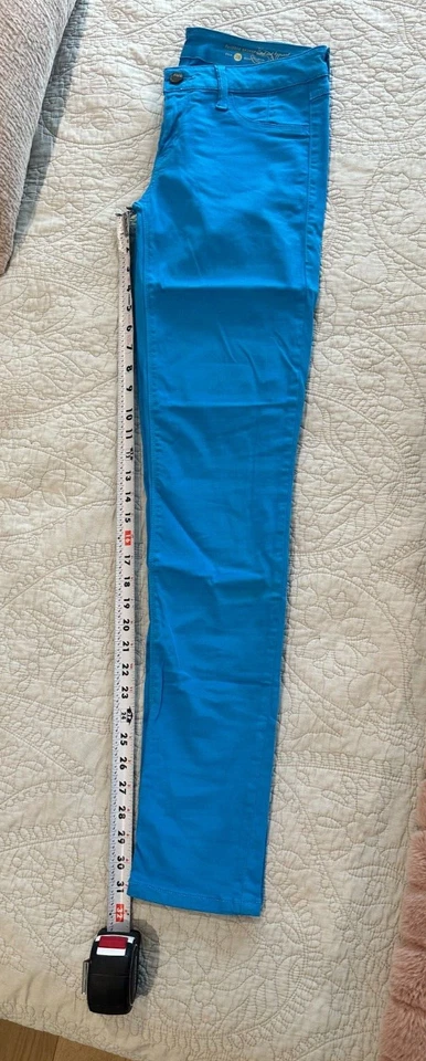 Classic Skinny Fade to Blue Jeans - Size 28 - Color: Bright Blue - Image 4 of 4