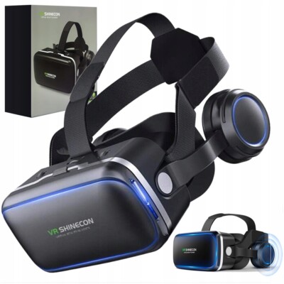 VR Brille with Headset & 3D VR Brille Virtual Reality Brille PC Unterhaltung DE