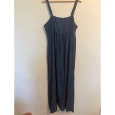 Natural Life Womens Chambray Maxi Dress NWT Blue Large LHDRS002313 NEW!