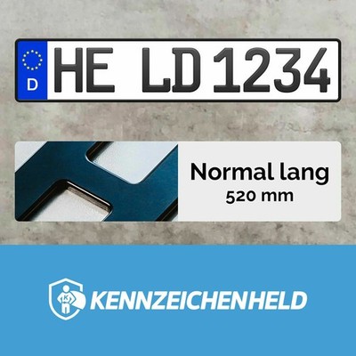 3D Kennzeichen - Das Original - Kennzeichenheld