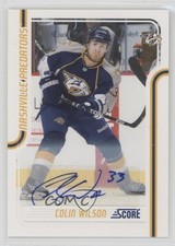2011-12 Score Signatures Colin Wilson #261 Auto 1o3