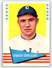 1961 Fleer Baseball Greats (F418-3) #100 Stanley Coveleski