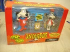 Underdog and Shoeshine Limited Edition Collectible Figures 1998 New in Box