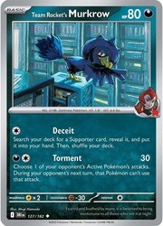 Team Rocket's Murkrow 127/182 Destined Rivals