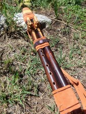 Native American Double Drone Flute in C 432 hz