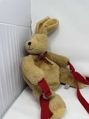 Die Spiegelburg Felix German Rabbit Plush Shaggy Bunny Stuffed Animal Backpack