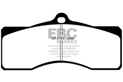 Ebc Greenstuff Front Brake Pad Set Fits Chevrolet Corvette