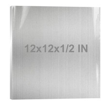 6061 Aluminum Sheet Plate, 12" x 16" x 1/4" Thickness Heavy Duty Aluminum Sheets