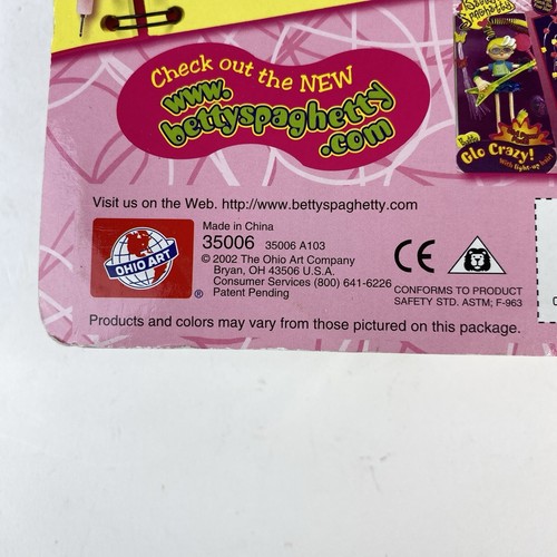Vintage Betty Spaghetty Set with Flip Skirt 2002 Sealed - Picture 8 of 10