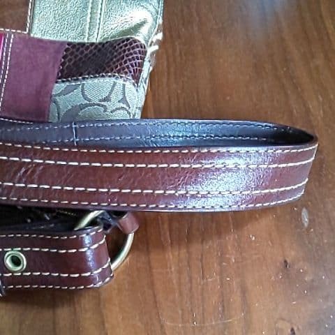 Patchwork COACH Shoulder Bag Discounted Lightweig… - image 8