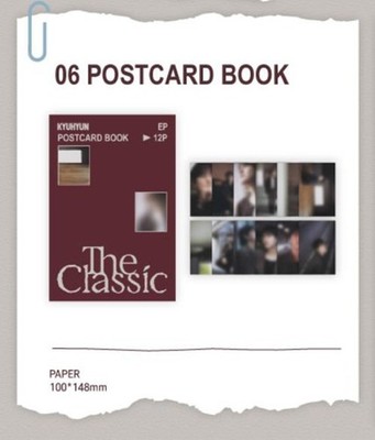 KYUHYUN The Classic SUPER JUNIOR POP-UP STORE OFFICIAL MD GOODS