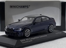 BMW M3 (G80) Competition 2020 Blue 1:43 Minichamps 410020201 Limited Diecast