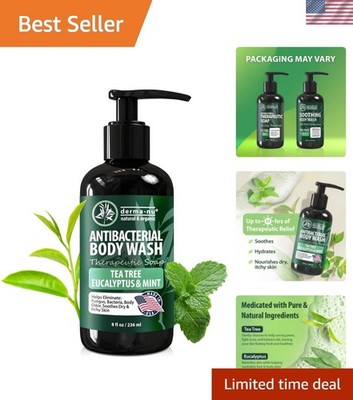 Therapeutic Tea Tree Body Wash - 8 Oz for Athletes & All-Day Odor Protection