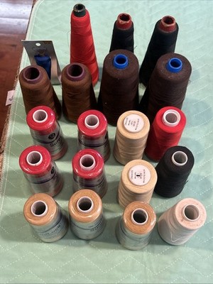 NEW & Used Assorted Maxi-Lock Sure Lock Thread Spools Various Colors Lot Of  20