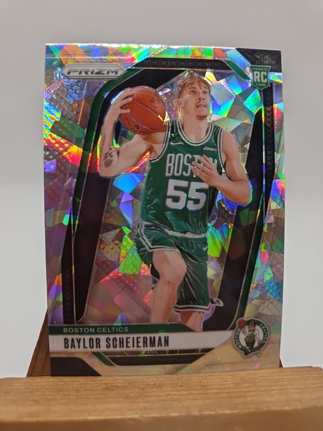 Baylor Scheierman 2024-25 Panini Prizm - #236 Cracked Ice Prizm Rookie