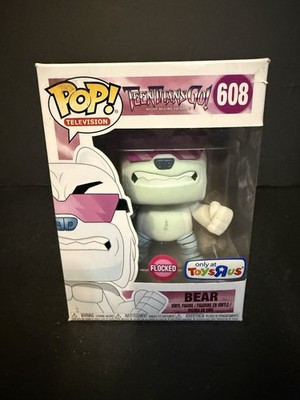 FUNKO POP ! BEAR 608 FLOCKED TOYS R US EXCLUSIVE BOX NOT MINT DB11