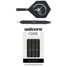Image of Unicorn Core Plus Win Brass Darts 21g Black/Gold 21g Black/Gold
