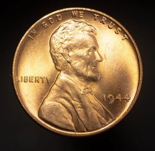 1944-P Lincoln Wheat Cent - GEM BU -  BEAUTIFUL  GOLDEN LUSTER   #551