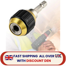 1/2 Pcs Self Locking Drill Bit Holder Screwdriver Bit Holder for Screwdriver Bit