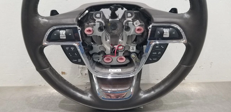 19 LINCOLN NAVEGATOR RESERVA VOLANTE CUERO MARRÓN OSCURO TÉRMICO SIN ASISTENCIA Foto 4 de 4