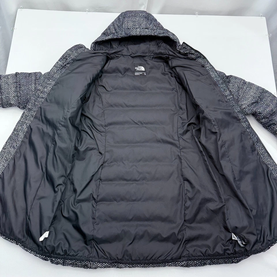 Jaqueta acolchoada The North Face Gotham 550 Goose Down Parka feminina GG preta com capuz - Imagem 3 de 4