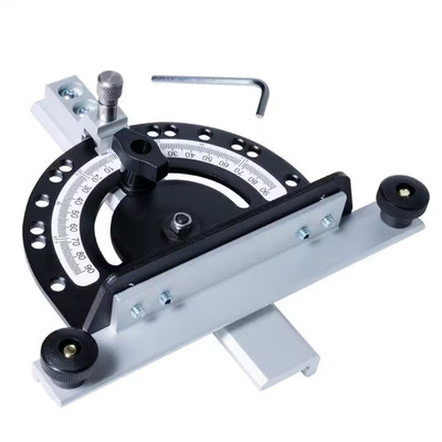 Adjustable Angle Track Saw Guide with Precision Miter Cuts, 13-Positive Stops, W