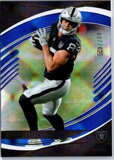Brock Bowers 2025 Panini Absolute #17 Blue Diamonds #/425 Las Vegas Raiders