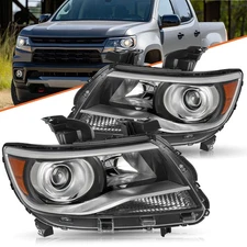 2pcs Headlights for 2015-2021 Chevy Colorado Projector Factory Headlamps Pair
