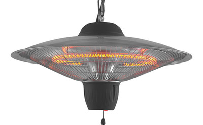 Heizstrahler, Heizlampe, Zeltheizer, 750-1500 Watt, Wärmestrahler 2 Stufen