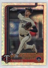 2025 Topps Chrome Logofractor Edition David Festa #156 0i4k