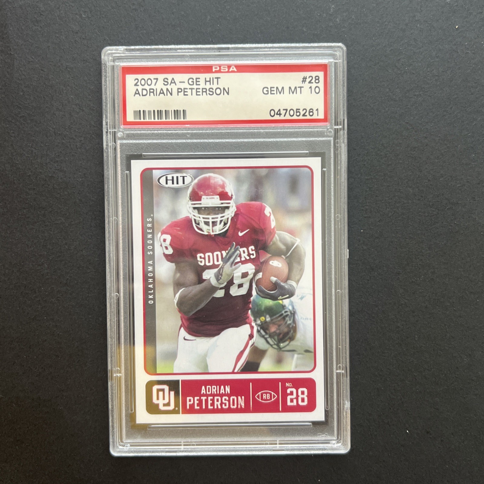 Adrian Peterson SA-GE Hit #28 Base