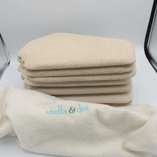 Jewelry Necklace Stand Display Cardboard Folding Linen Stella and Dot 7 pk Bag