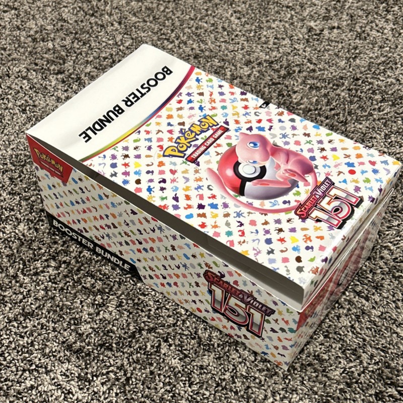 Pokémon Scarlet & Violet 151 Booster Bundle Empty Card Box Packaging